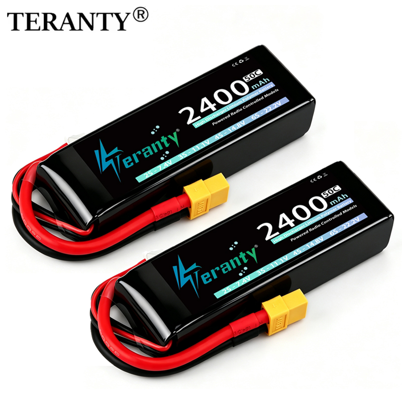 Drone Rc Boat - Bateria Lipo TERANTY 3S 2200/2400/2600mAh 11.1V