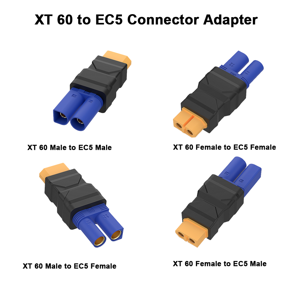 Drone Rc Car Hybrid - Conector XT60 EC5, Cabo de Extensão