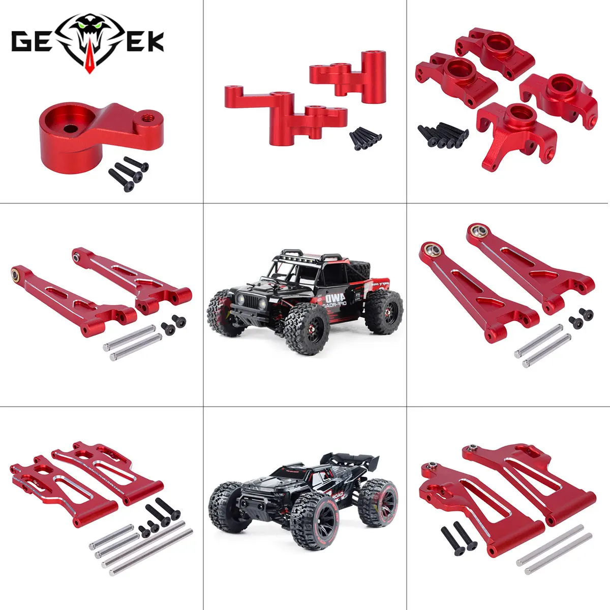 Rc Drift Car Kit - Kit de Braços de Direção CNC