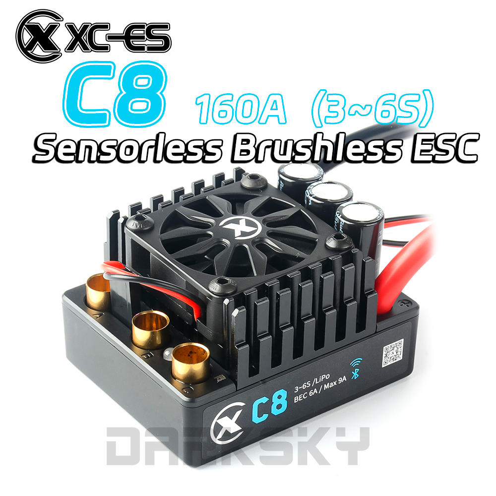 Rc Drift Car Kit - XC-ESC c8 160a sem escova esc