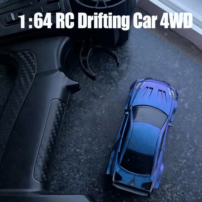 Rc Drift Car Kit - Mini 1:64 4wd rc drift carro