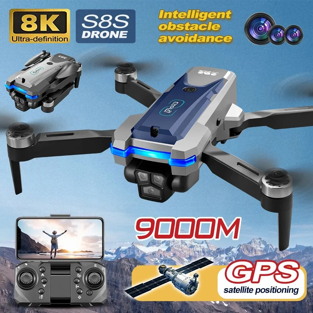 Drone Rc Explorer - Dobrável RC S8S GPS Drone, 5G