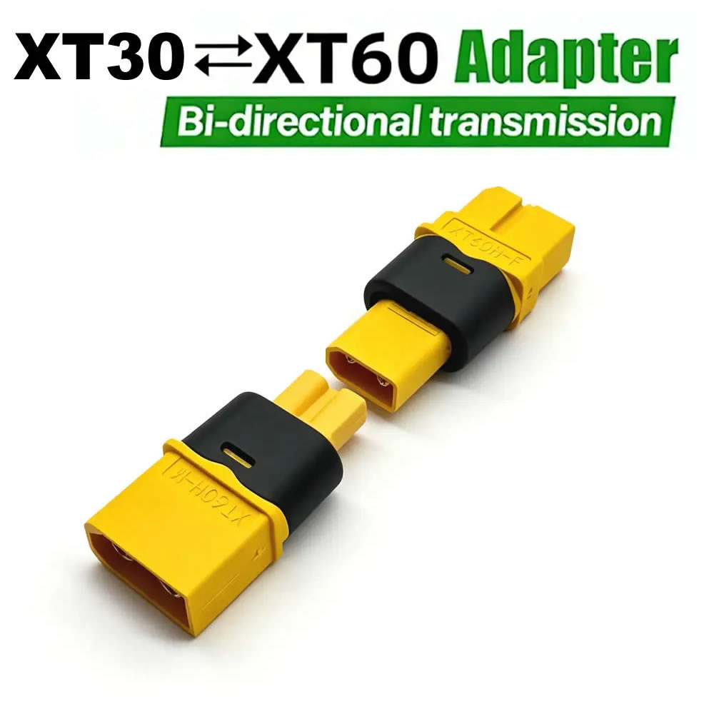 Drone Rc Car Hybrid - Conector Conversor XT30 para XT60 Macho/Fêmea,