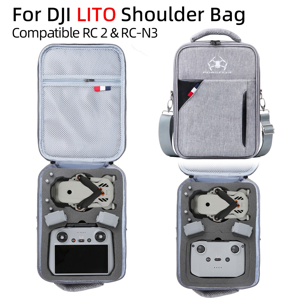 Bolsa de Ombro DJI LITO Compat - Drone Dji Rc N3 avaliação e preço