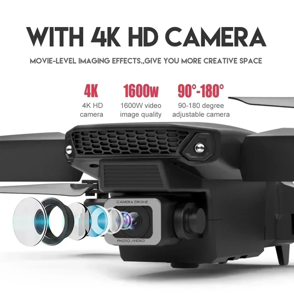 E88 pro wifi fpv drone grande  - Drone Rc Explorer avaliação e preço