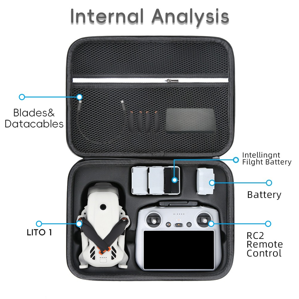 Estojo de Transporte Portátil  - Drone Dji Rc N3 avaliação e preço