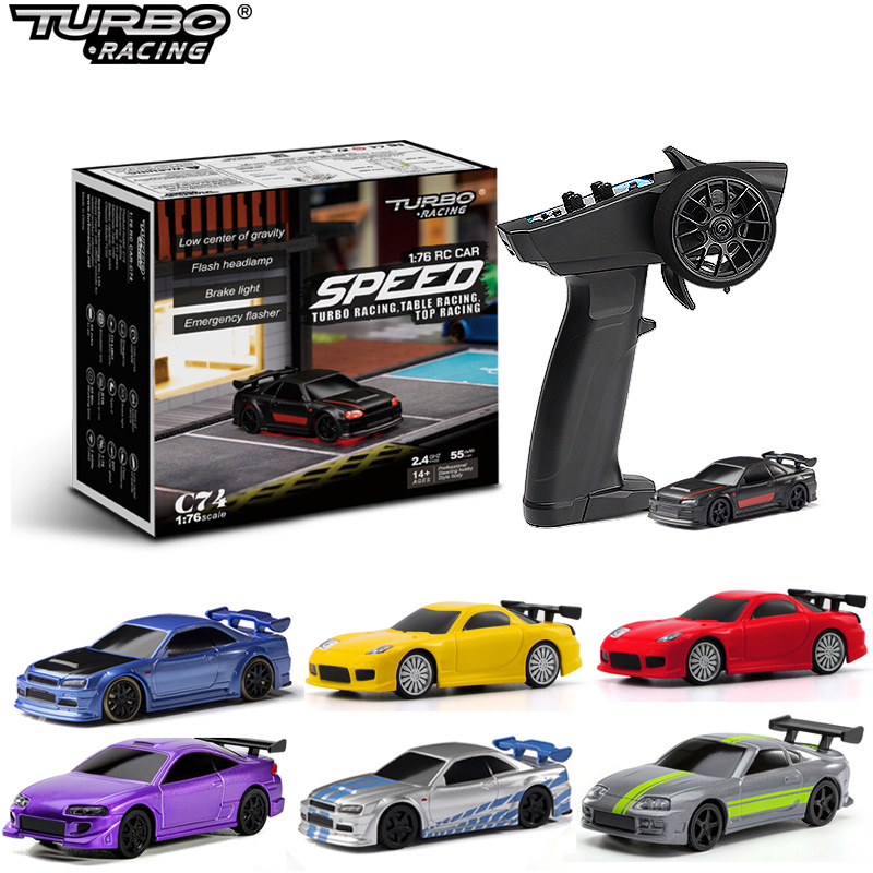 Turbo Racing 1:76 C64 C73 C72  - Rc Drift Car Kit avaliação e preço
