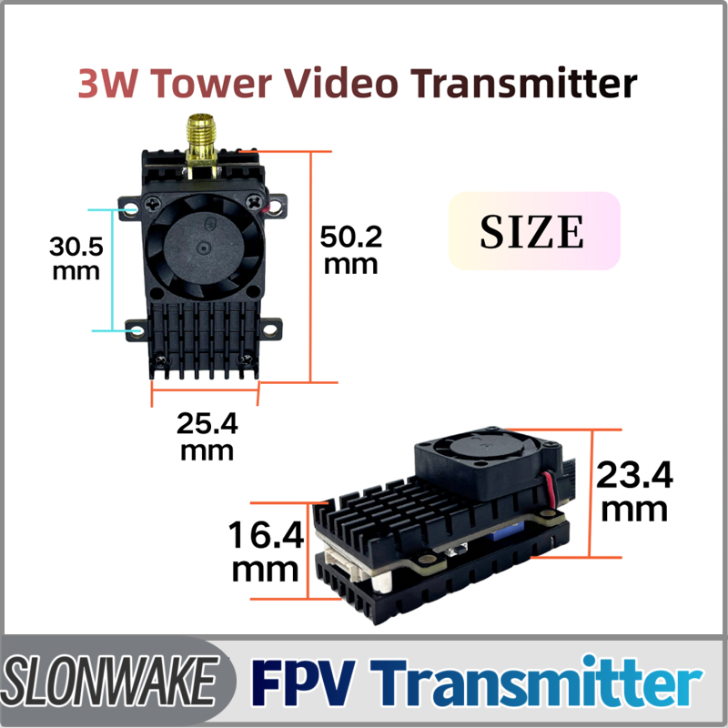 SLONWAKE 5.8G 3000mW Simulação - Drone Rc Controller And Receiver avaliação e preço