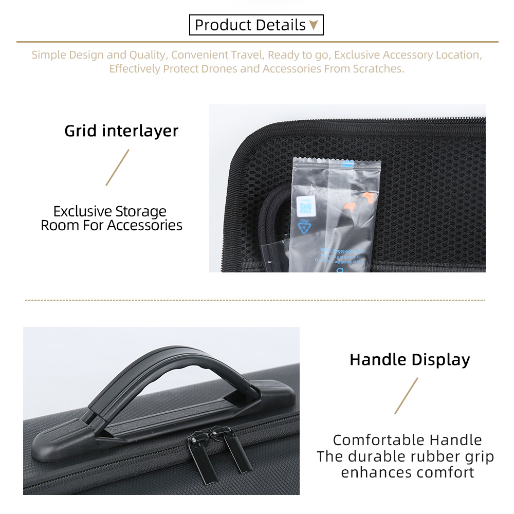Bolsa de armazenamento para DJ - Drone Dji Rc N1 avaliação e preço