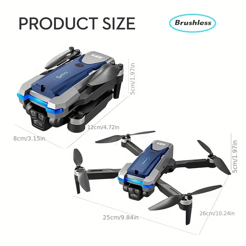 Dobrável RC S8S GPS Drone, 5G  - Drone Rc Explorer avaliação e preço